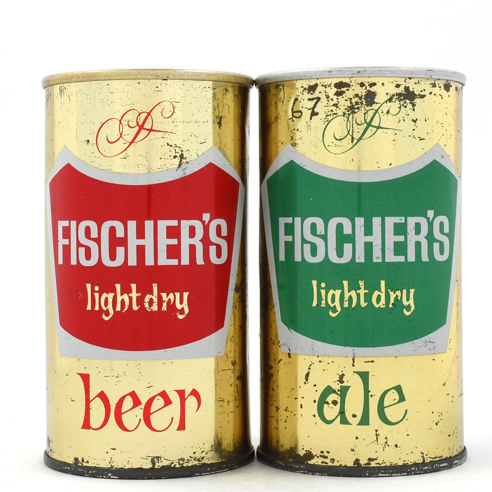 Fischers Ale and Beer Fan Tabs Lot of 2 TOUGH (1 of 6)