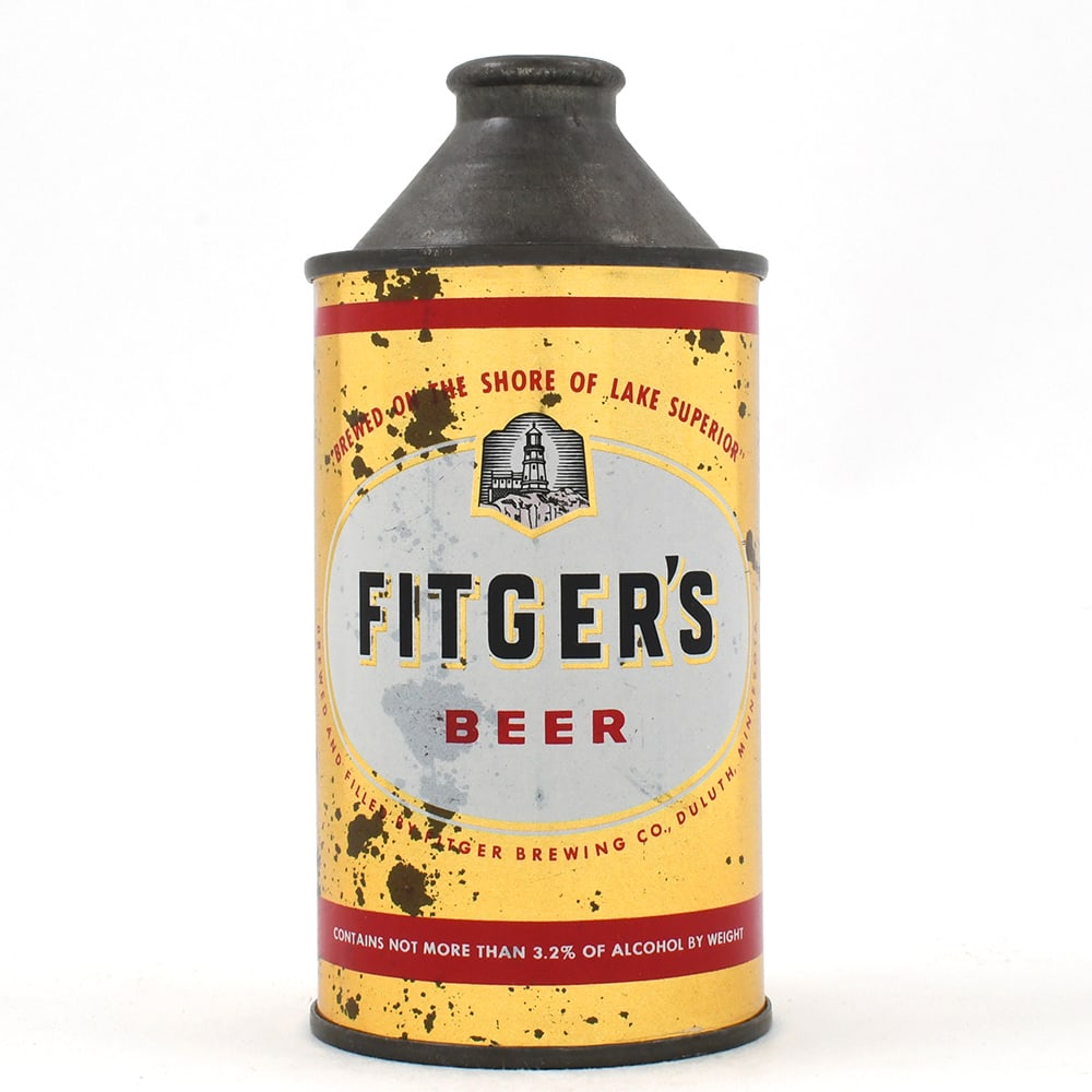 Fitgers Beer Cone Top ALCOHOL STATEMENT FRONT 162-22 (1 of 6)