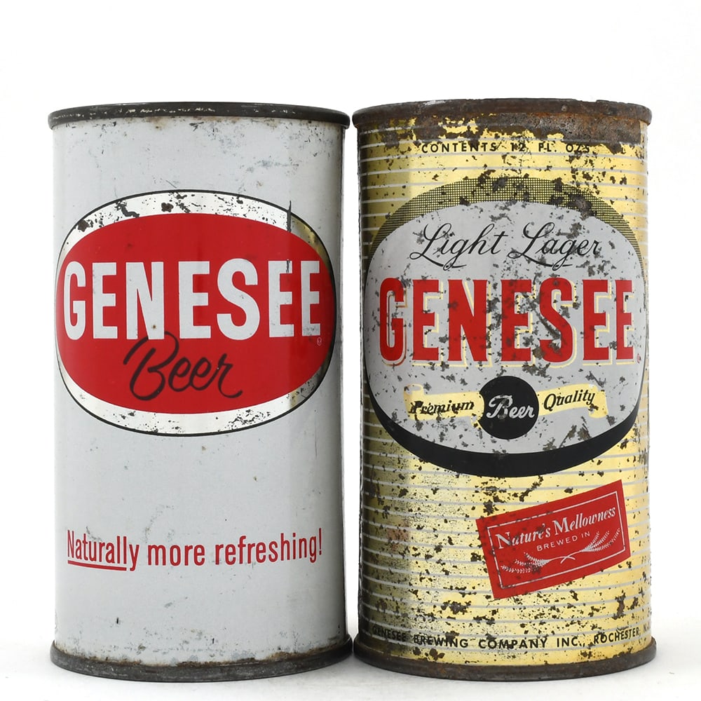 Genesee Beer Flat Tops Lot of 2 Different (1 of 6)