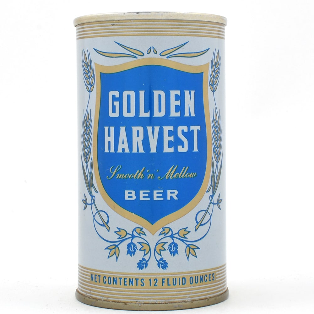 Golden Harvest Smooth Mellow Beer Pull Tab 70-18 EXCELLENT: Brewer/Business Name: General Brewing Co., Los Angeles, California Manufacturer/Plant: American Can Co. Date of manufacture: