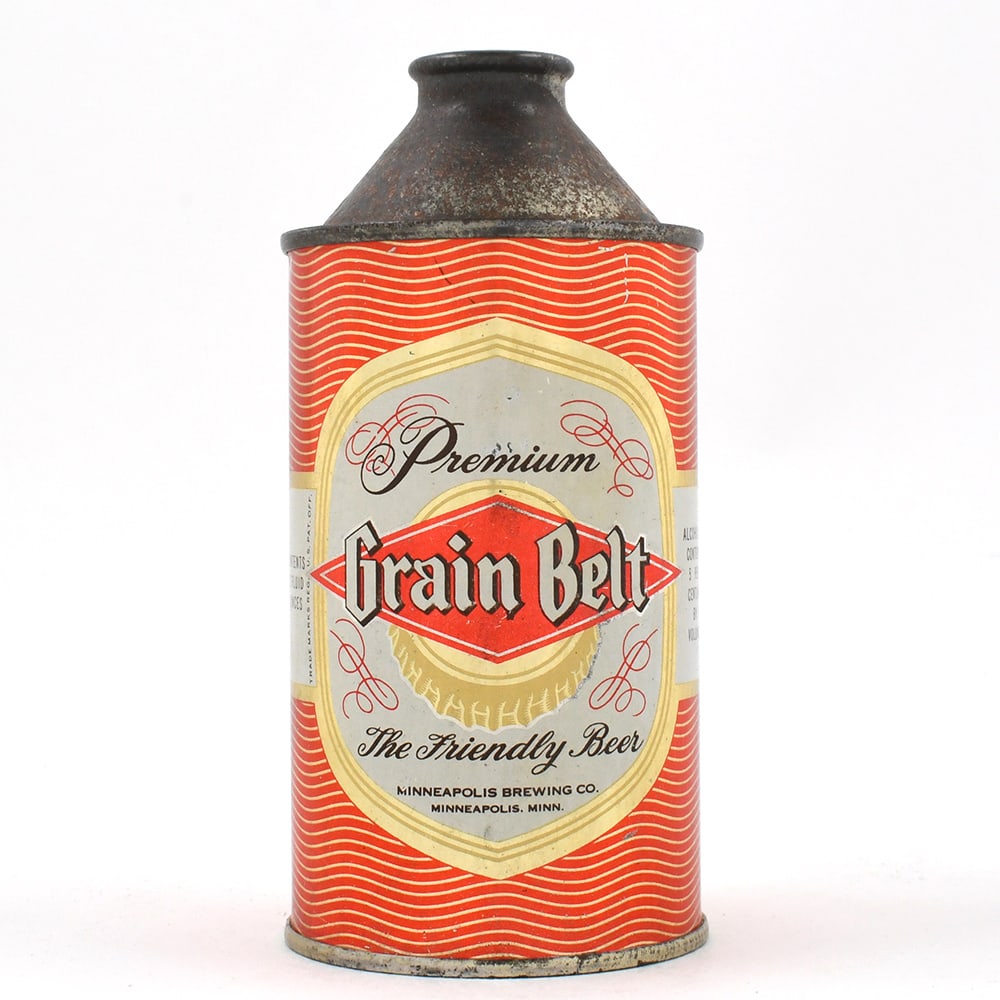 Grain Belt Premium Beer Cone Top 5 PERCENT NON-IRTP 167-15 OUTSTANDING (1 of 6)