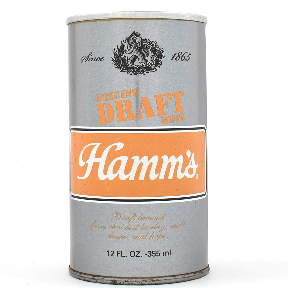 Hamms Genuine Draft Foil Label Test Design Pull Tab ORANGE UNLISTED: Brewer/Business Name: Olympia Brewing Co., Olypia [sic], Washington Manufacturer/Plant: Unknown Date of manufacture: