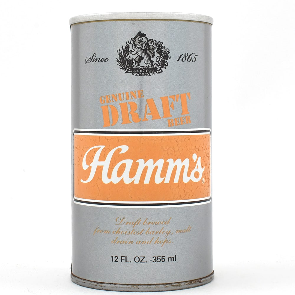 Hamms Genuine Draft Foil Label Test Design Pull Tab ORANGE UNLISTED - 3
