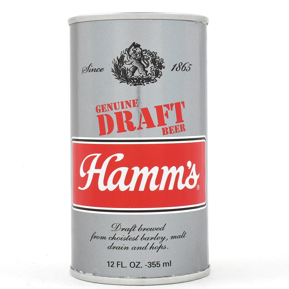 Hamms Genuine Draft Foil Label Test Design Pull Tab RED UNLISTED - 3