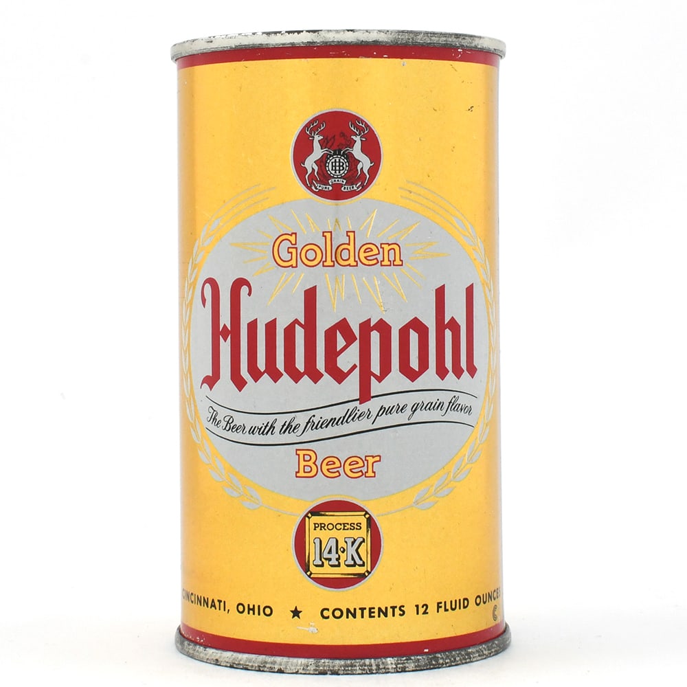 Hudepohl Golden Beer Flat Top 84-13 OUTSTANDING (1 of 6)