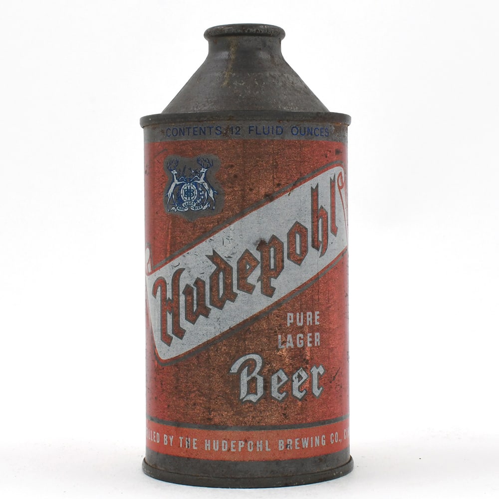 Hudepohl Pure Lager Beer Cone Top 169-28 (1 of 6)