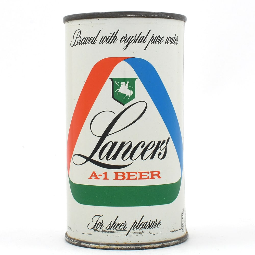 Lancers A-1 Beer UNLISTED AS A FLAT TOP L87-5 (1 of 6)