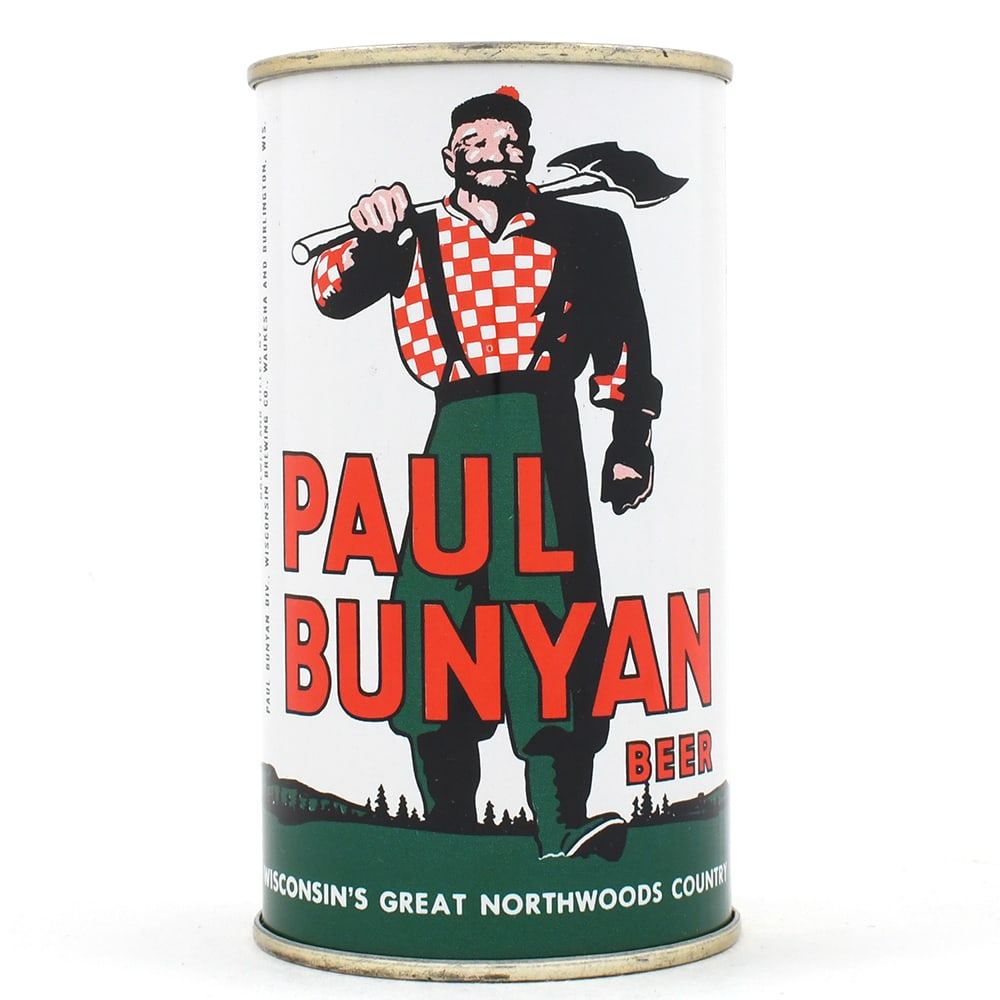 Paul Bunyan Beer Flat Top BLACK COUNTRY PAUL BUNYAN DIV UNLISTED MINTY (1 of 6)