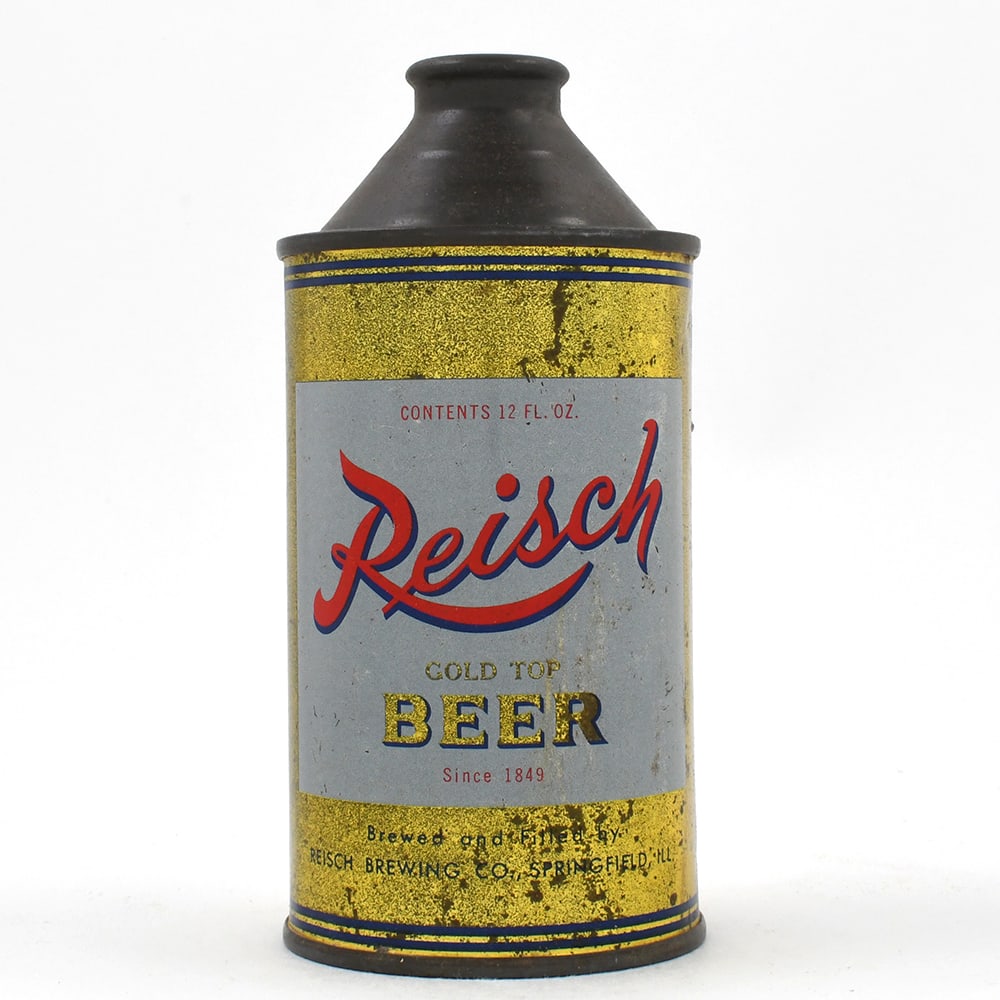 Reisch Gold Top Beer Cone Top 181-18 (1 of 6)