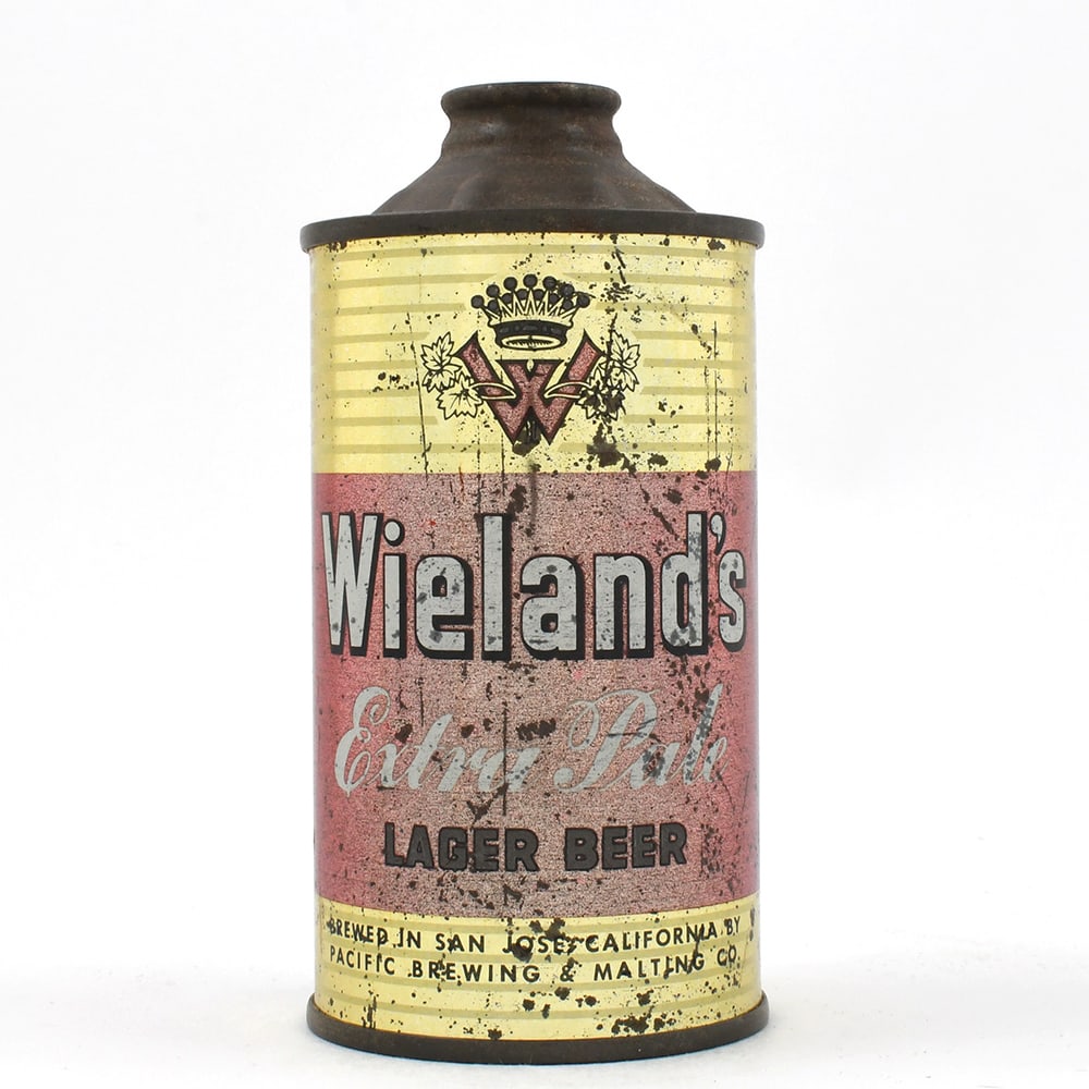 Wielands Extra Pale Lager Beer Cone Top 189-14 (1 of 6)