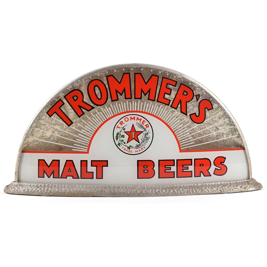 Trommer's Malt Beers Illuminated Gillco Cab Light Sign (1 of 5)