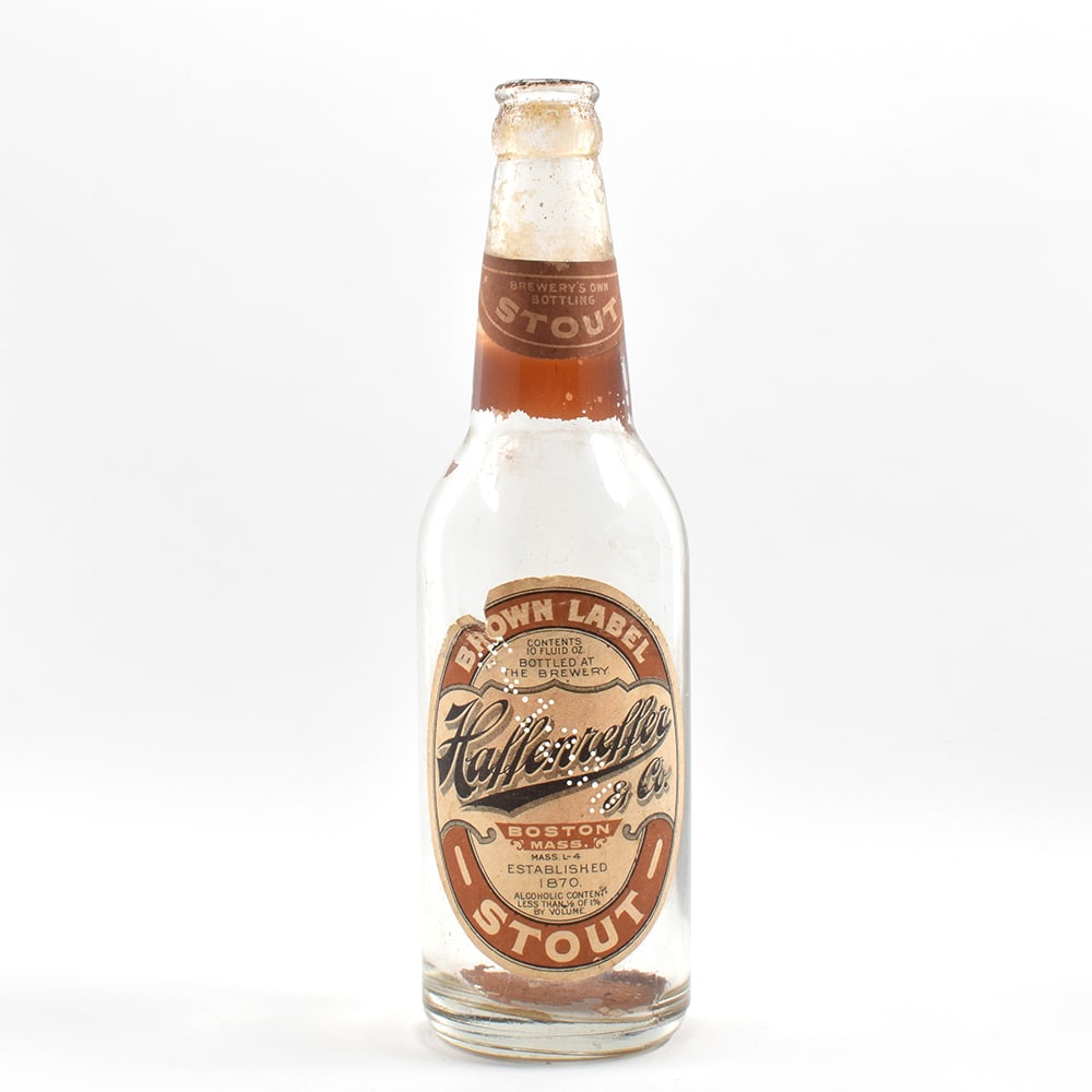 Haffenreffer Brown Label Stout Prohibition Era Bottle (1 of 6)