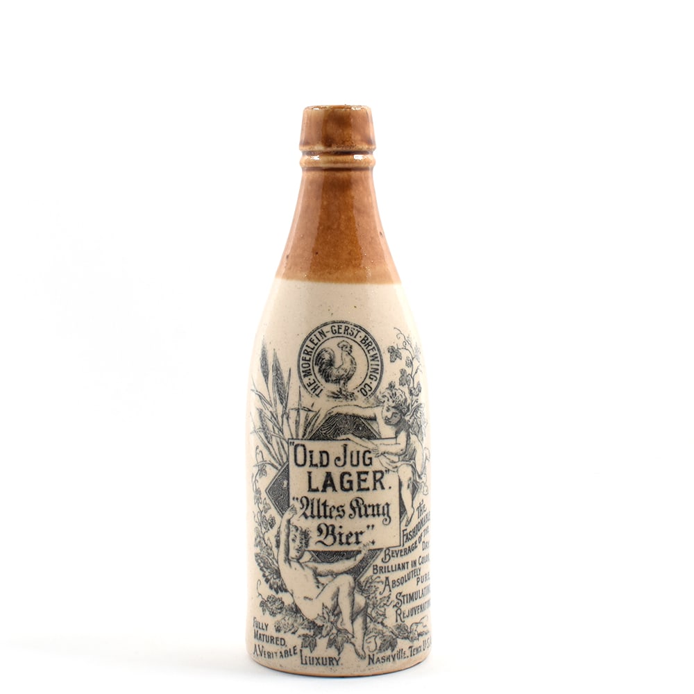 Morlein-Gerst Brewing Old Jug Lager Pre-Prohibition Stoneware Bottle (1 of 6)