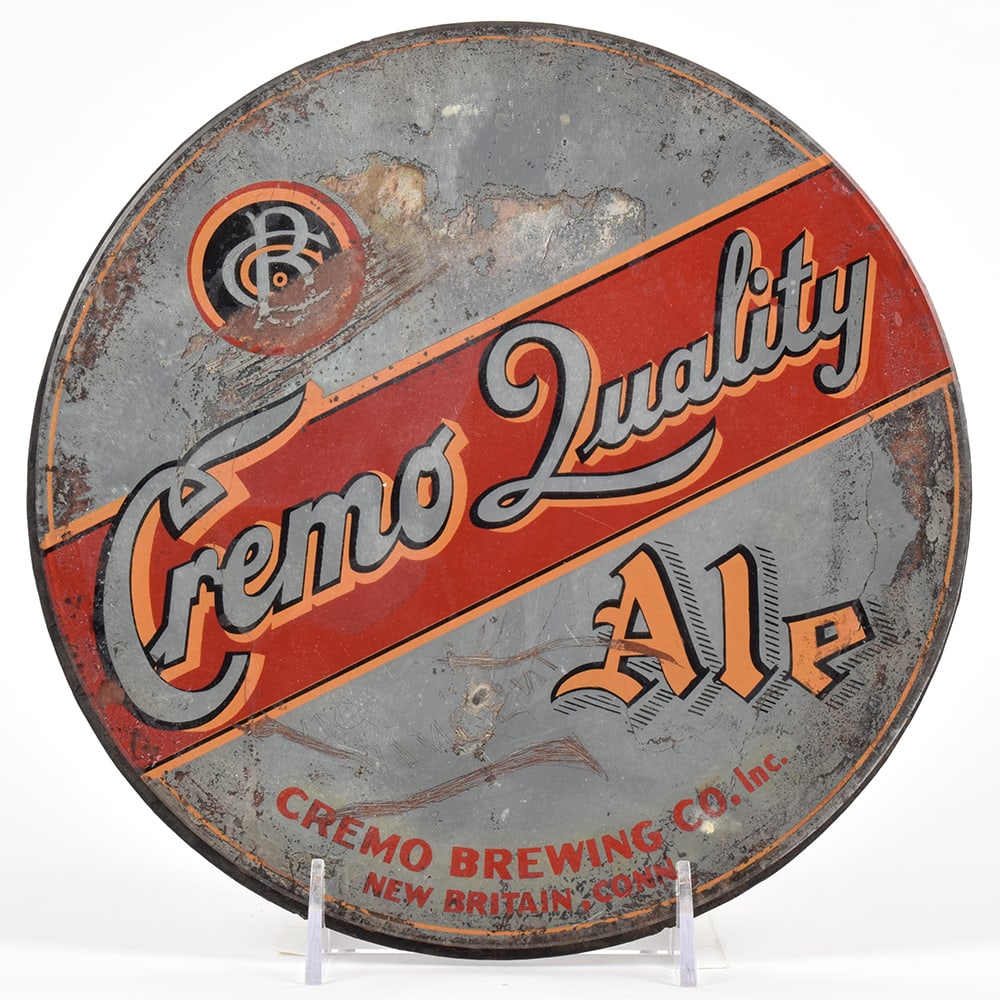 Cremo Quality Ale RPG Mirror Sign VERY RARE: Brewer/Business Name: Cremo Brewing Co., New Britain, Connecticut Manufacturer/Plant: See comments/description Date of manufacture: