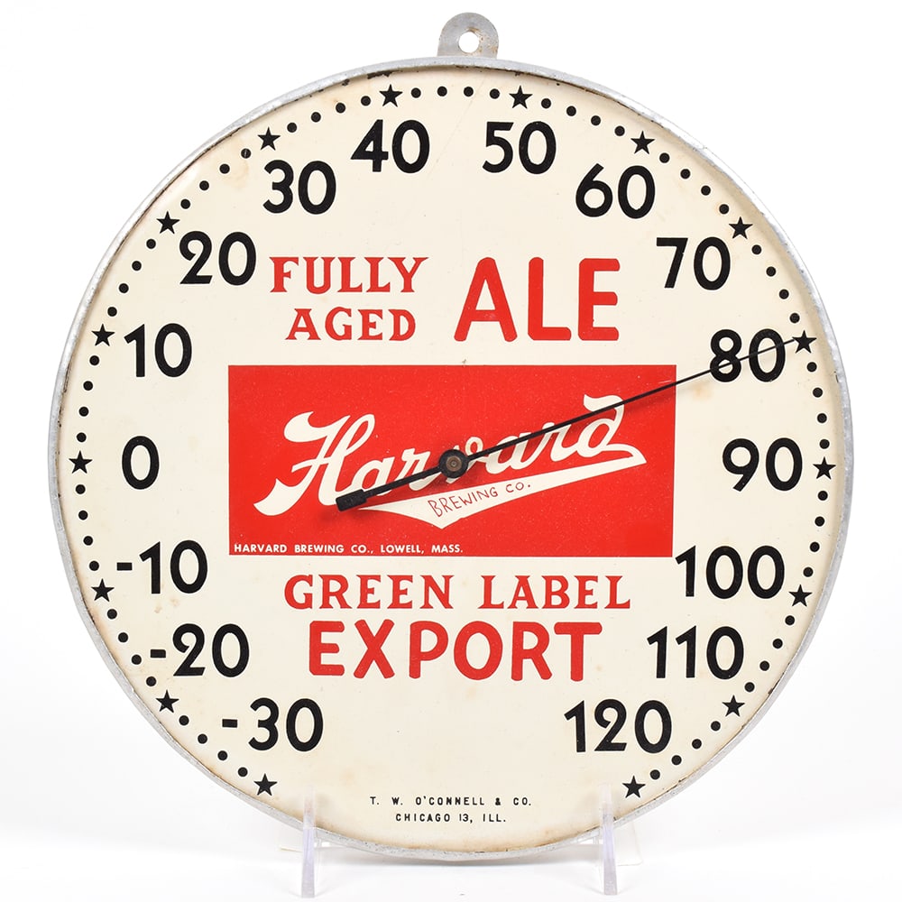 Harvard Ale Export Beer 1950s Thermometer (1 of 2)