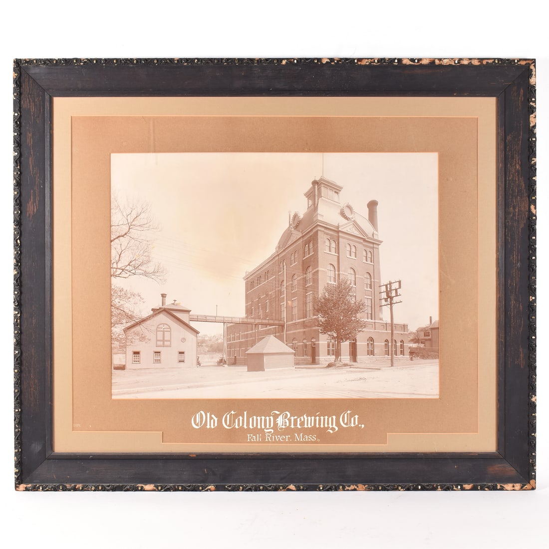 Old Colony Brewing Fall River MA Factory Photograph UNIQUE (1 of 2)