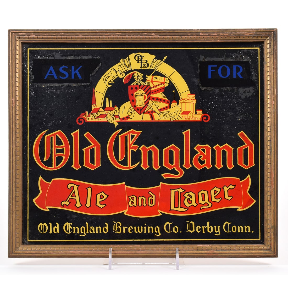 Old England Ale Lager RPG Sign ULTRA RARE (1 of 2)