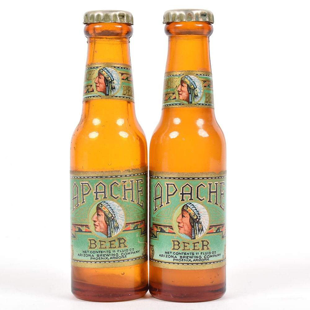 Apache Beer 1930s Mini Bottle Salt and Pepper Shaker Set (1 of 6)