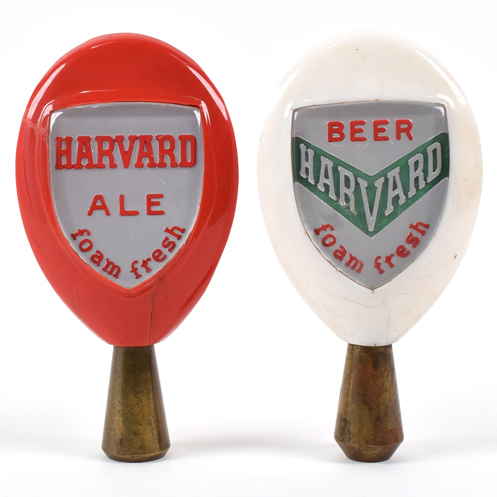 Harvard Foan Fresh Ale Beer Tap Knob Set SCARCE (1 of 4)