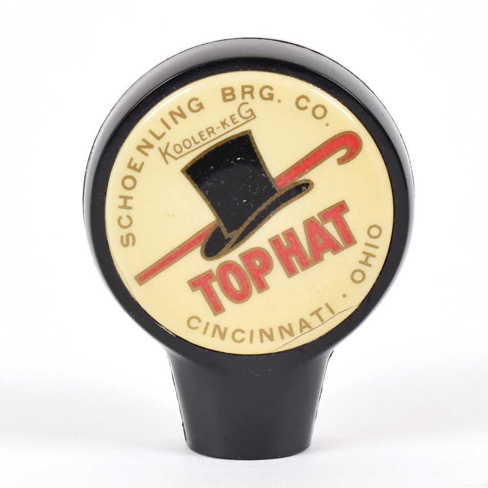 Top Hat Schoenling 1940s Kooler-Keg Tap Knob (1 of 5)