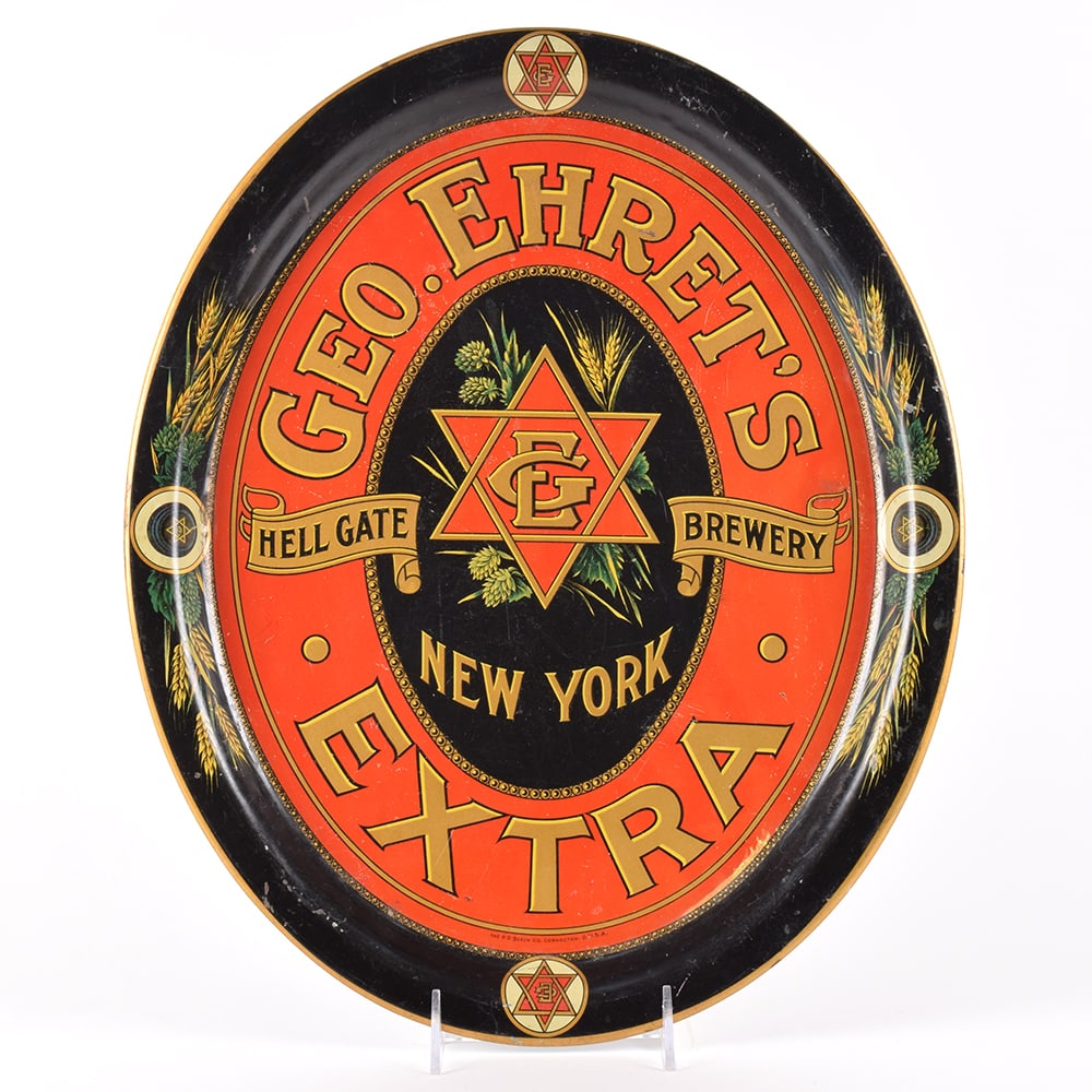 Geo Ehrets Extra Large Pre-Prohibition Serving Tray (1 of 2)