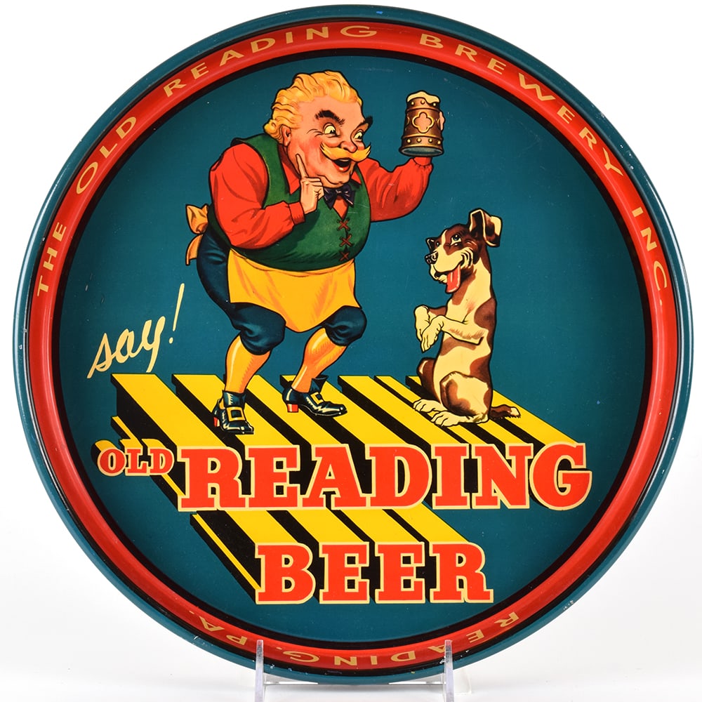 Old Reading Beer 1930s Serving Tray 13-INCH (1 of 2)