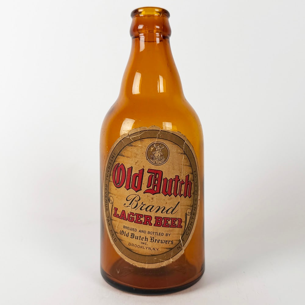Old Dutch Brand Steinie Lager Beer Bottle Brooklyn NY (1 of 3)
