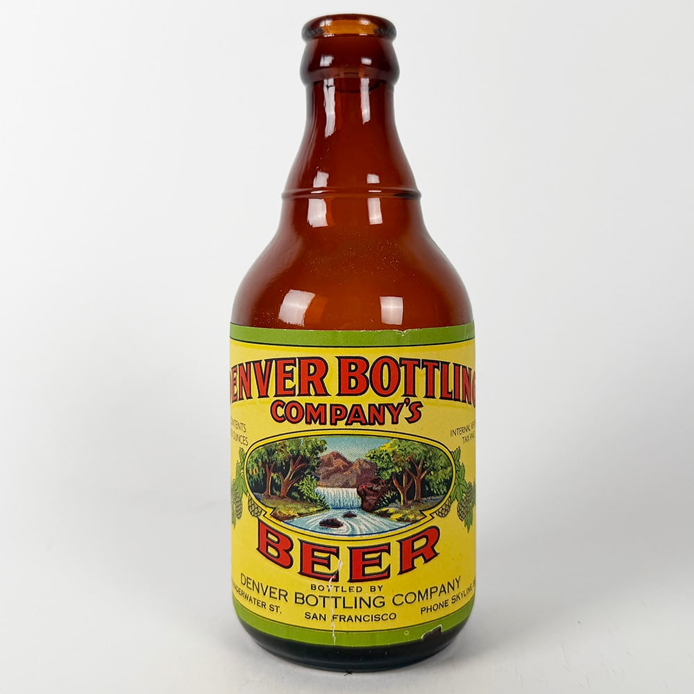 Denver Bottling Company Steinie Beer Bottle 11 OZ SAN FRANCISCO CA (1 of 3)
