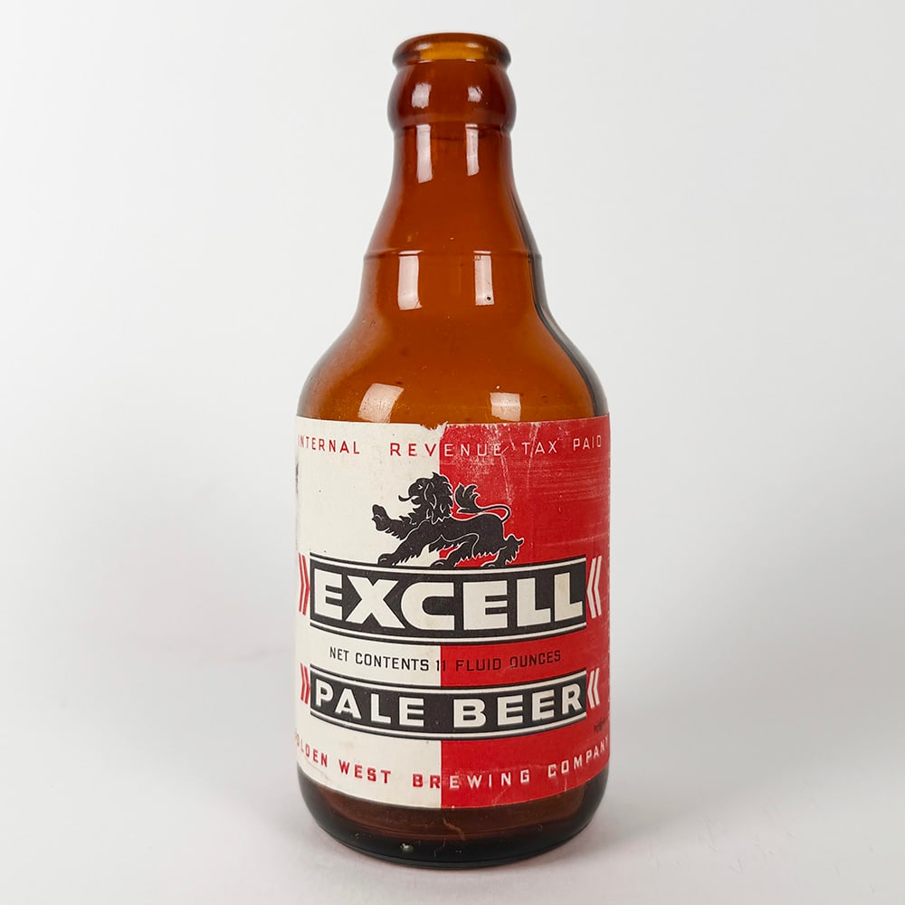 Excell Pale Beer Bottle - Golden West Brewing Oakland CA (1 of 3)