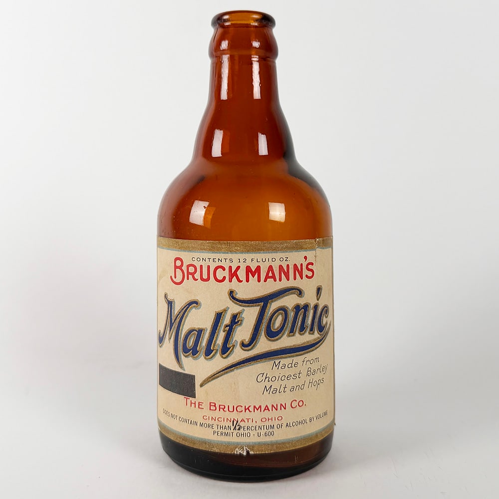 Bruckmann's Malt Tonic Steinie Bottle Cincinnati, OH (1 of 3)