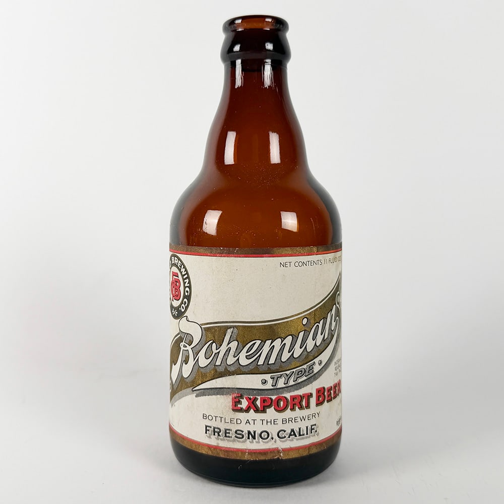 Fresno Brewing Bohemian Export Beer Steinie Bottle CA (1 of 3)