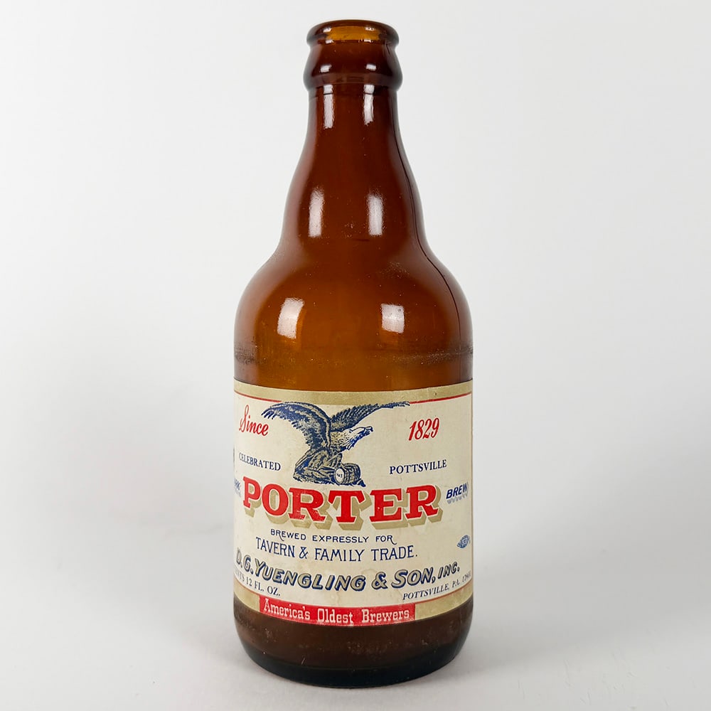 Yuengling Porter Steinie Bottle Tavern & Family Trade Pottsville PA (1 of 3)