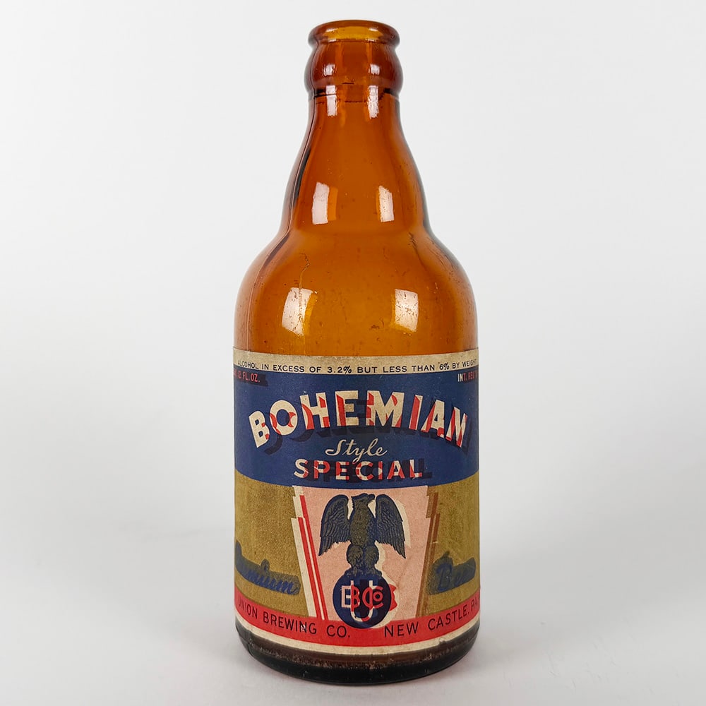 Bohemian Style Special Steinie Bottle - Union Brewing New Castle PA (1 of 3)