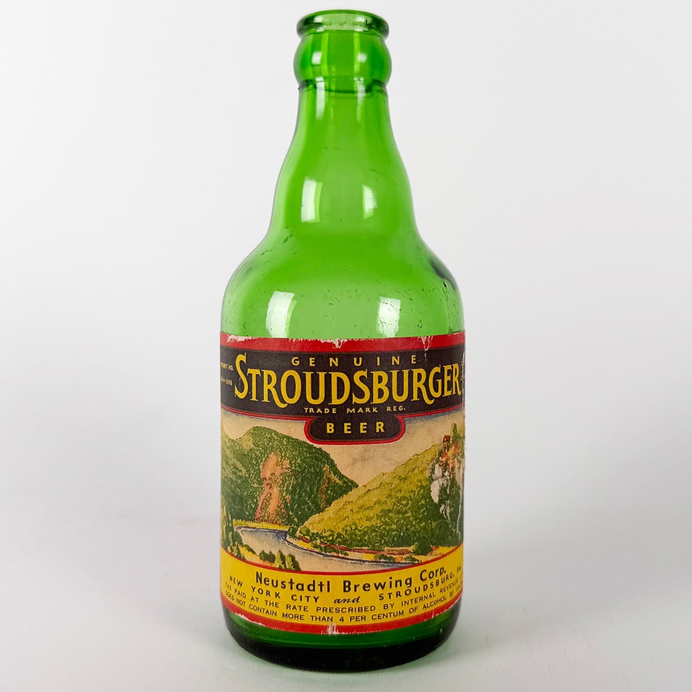 Stroudsburger Beer Steinie Bottle - Neustadtl Brewing NYC & PA (1 of 3)