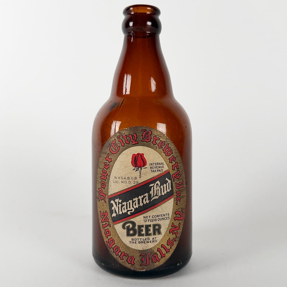 Niagara Bud Beer Steinie Bottle - Power City Brewery NIAGARA FALLS NY (1 of 3)