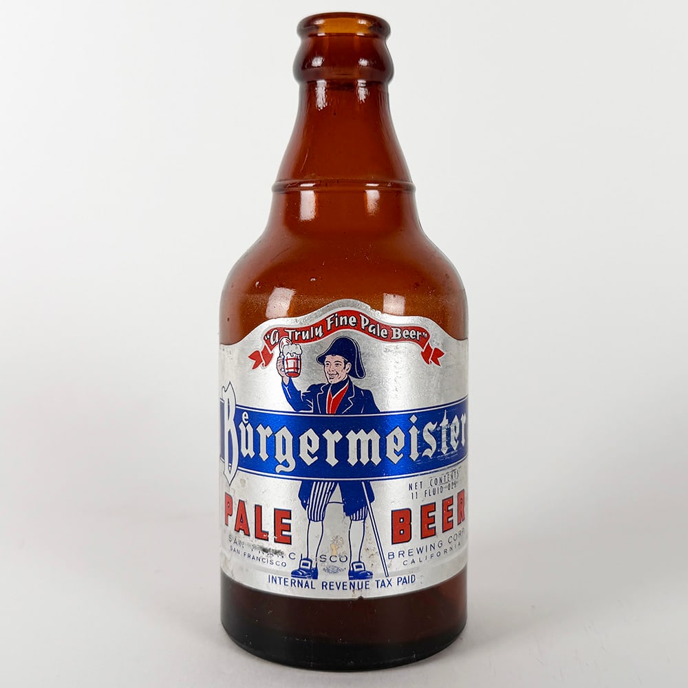 Burgermeister Pale Beer Steinie Bottle San Francisco CA (1 of 3)