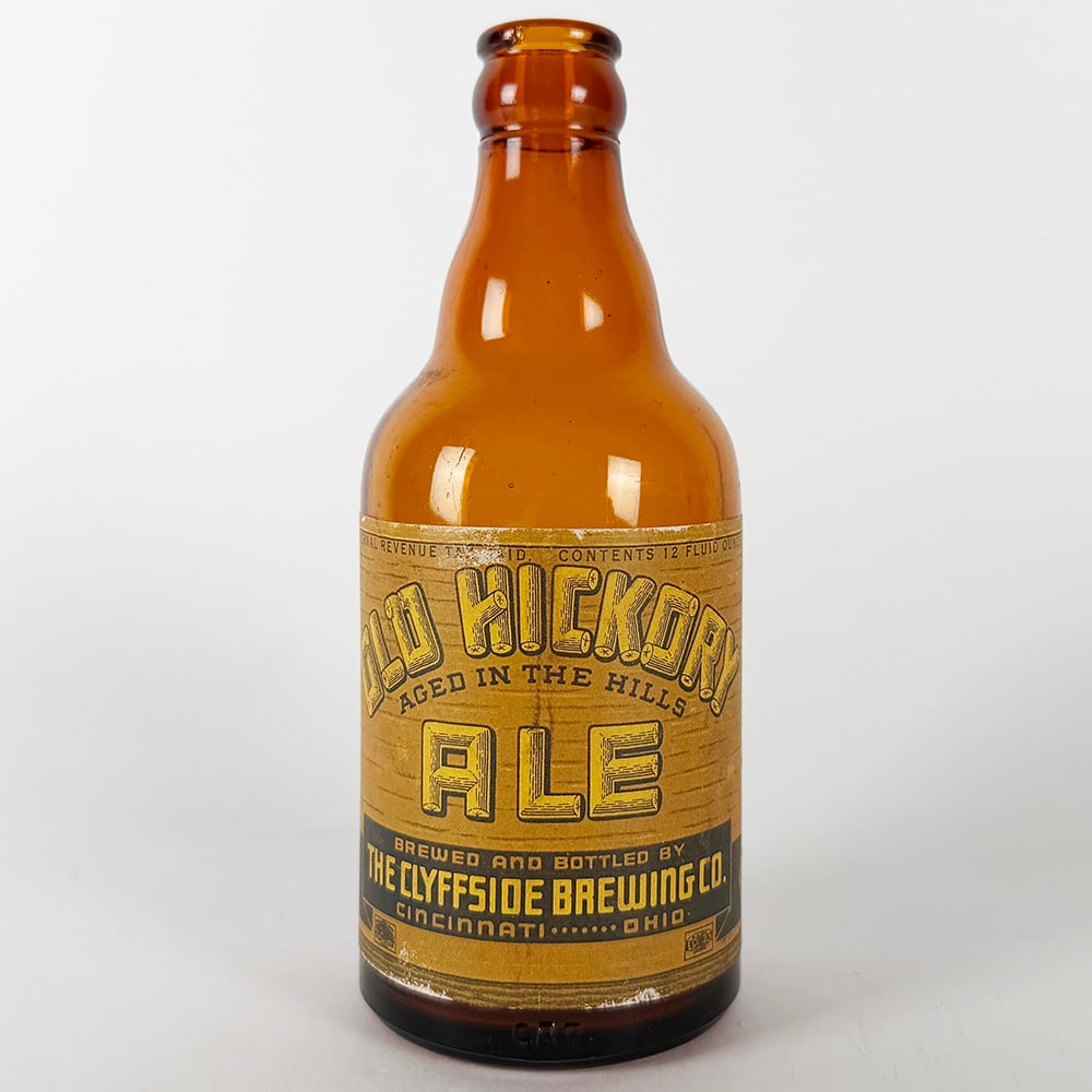 Old Hickory Ale Steinie Bottle - Cliffside Brewing Cincinnati OH (1 of 3)