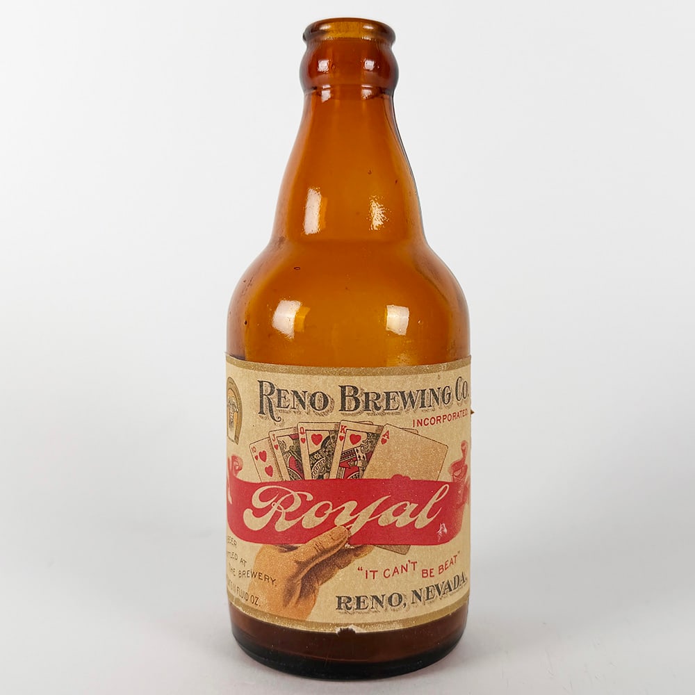 Reno Brewing Royal Beer Steinie Bottle Playing Cards NV (1 of 3)