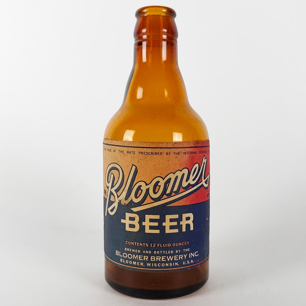 Bloomer Brewery Beer Steinie Bottle WI (1 of 3)
