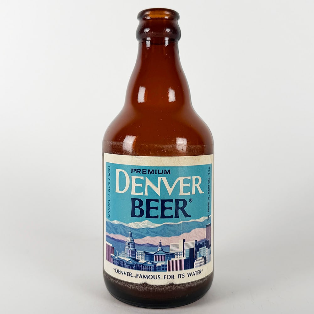 Denver Brewing Steinie Beer Bottle CO (1 of 3)