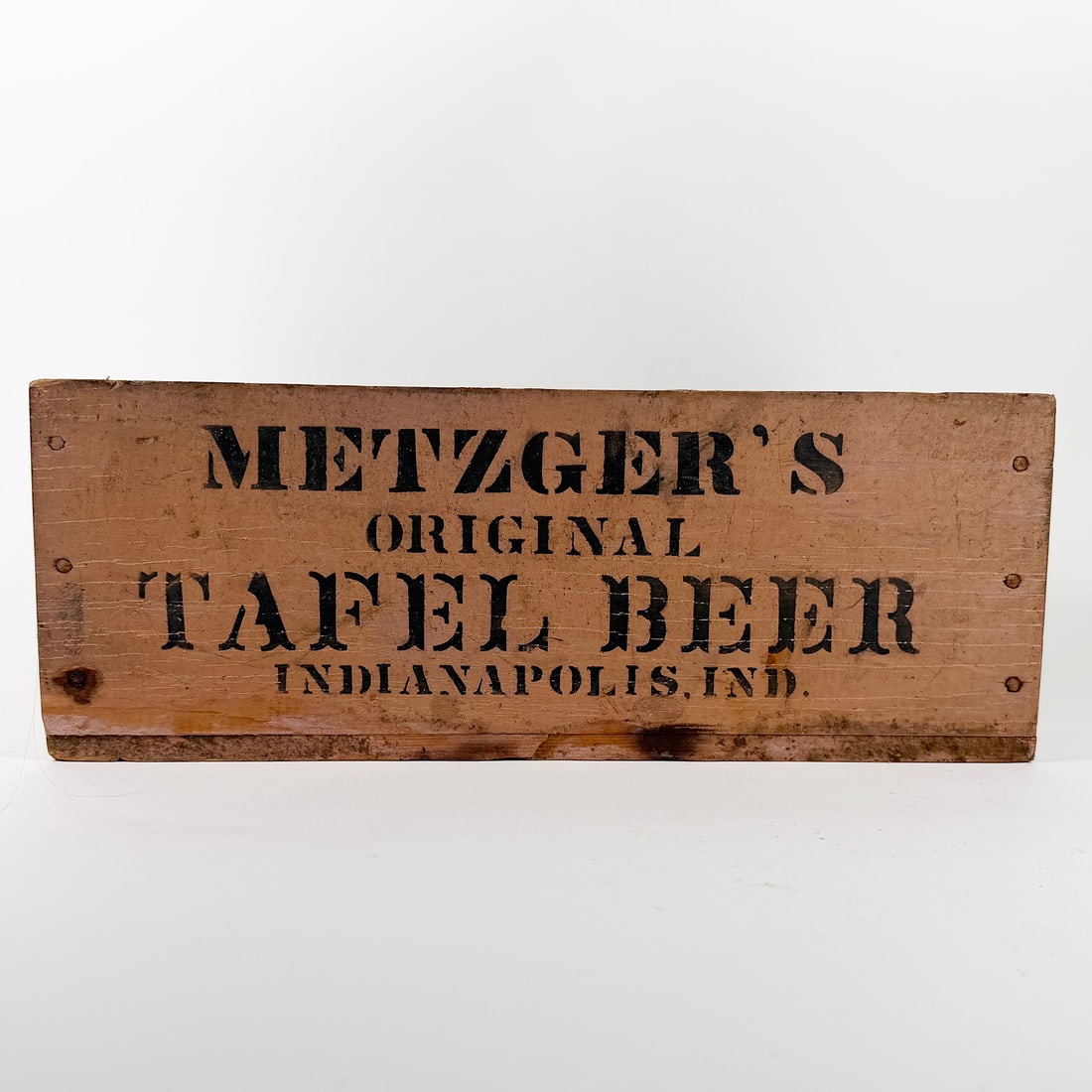 Metzger's Tafel Beer Wooden Crate Indianapolis IN (1 of 3)