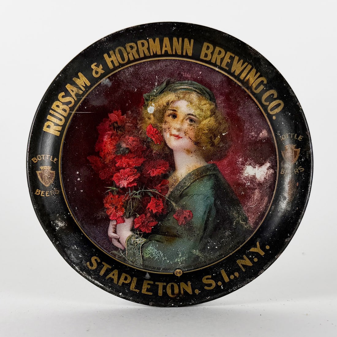 Rubsam & Horrmann Brewing Advertising Tip Tray (1 of 2)