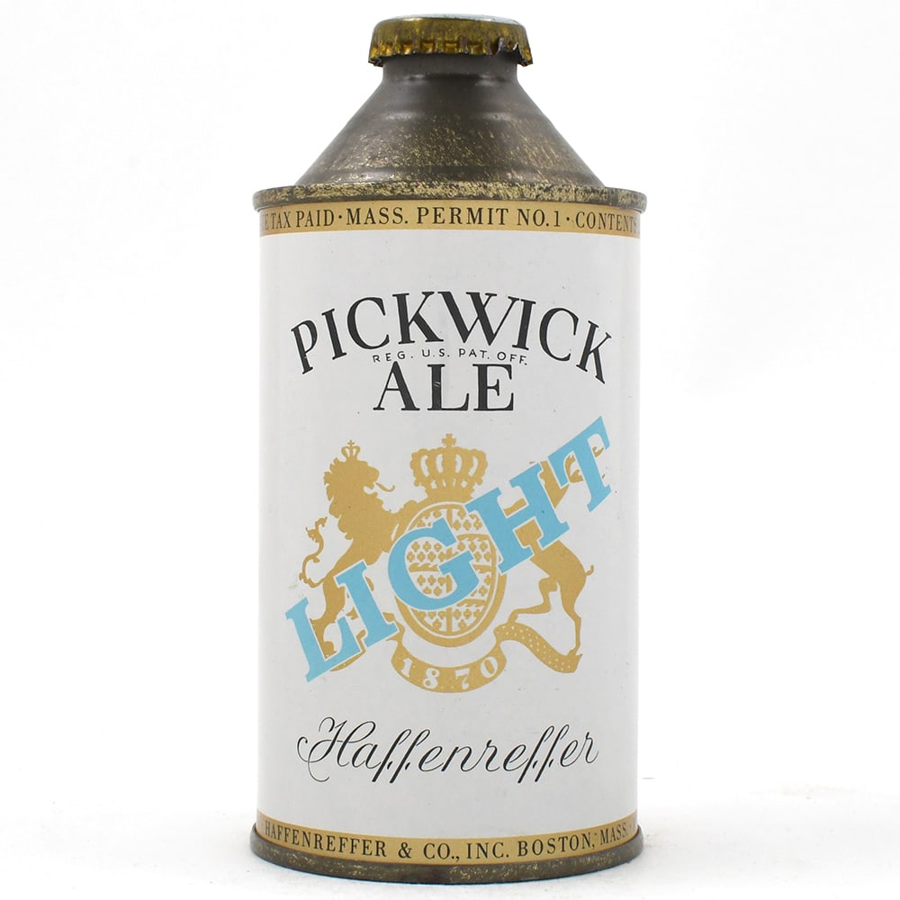 Pickwick Ale Haffenreffer Light Cone Top 179-7 EXCELLENT (1 of 6)