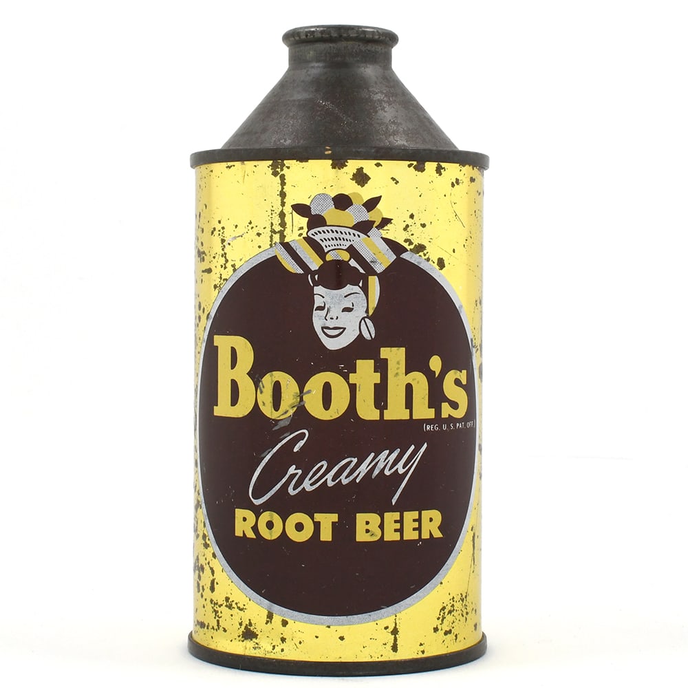 Booths Creamy Root Beer Cone Top SCARCE (1 of 6)