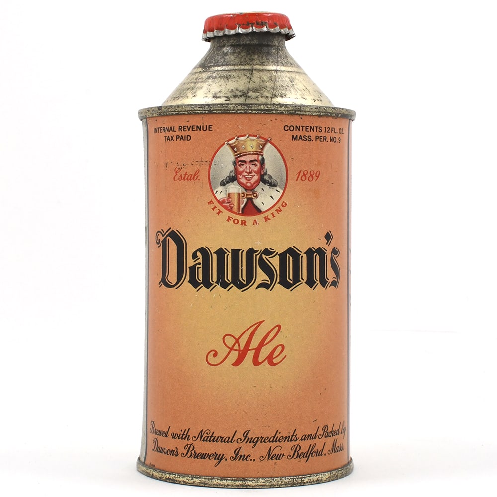 Dawsons Ale High Profile Cone Top CCC LIGHT ORANGE L159-1 EXCEPTIONAL (1 of 6)