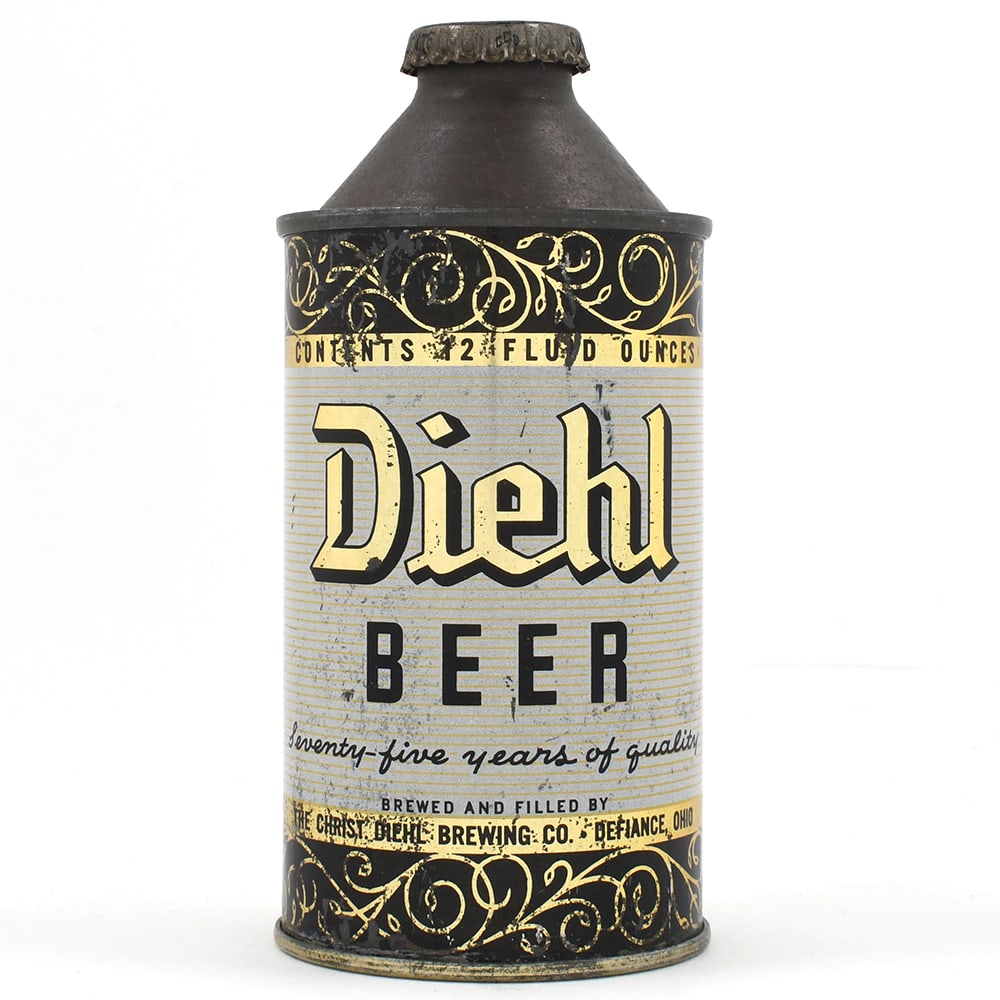 Diehl Beer Cone Top 75 YEARS 159-15 (1 of 6)