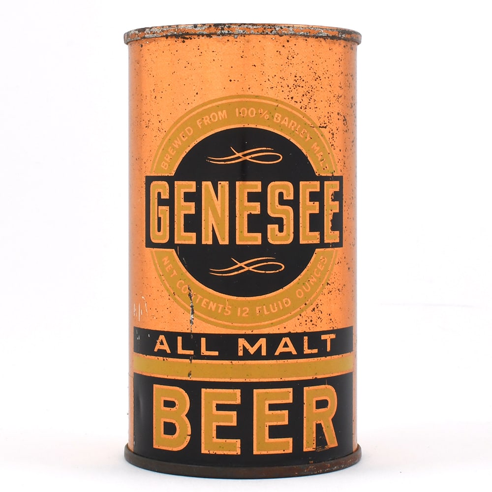 Genesee All Malt Beer Instructional Flat Top OTHERS PENDING 68-28 OI 332 (1 of 6)