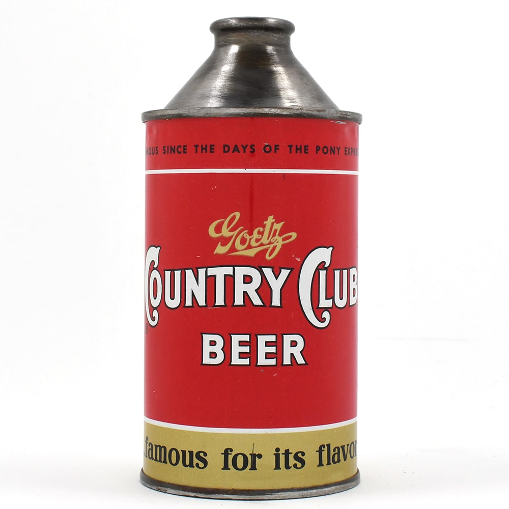 Goetz Country Club Beer Cone Top 165-19 (1 of 6)