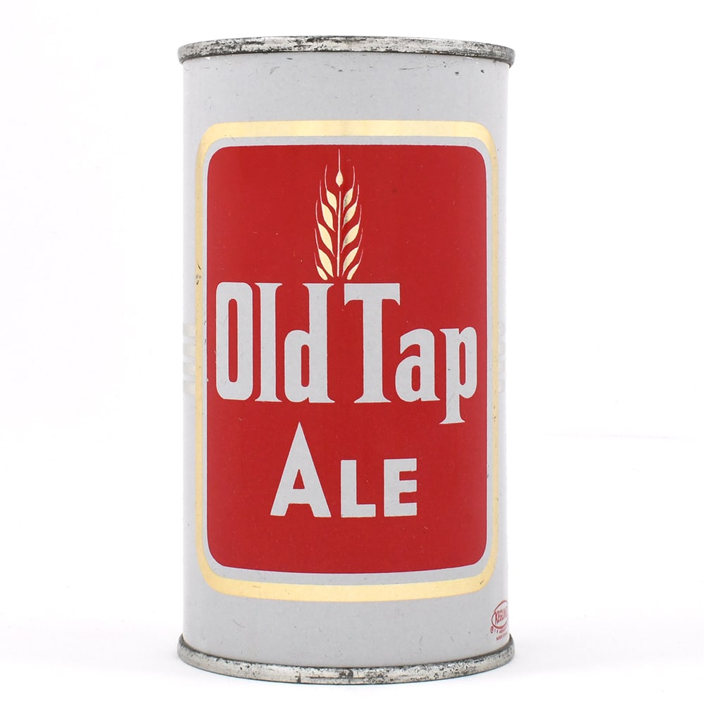 Old Tap Ale Flat Top SILVER 108-24 EXCEPTIONAL: Brewer/Business Name: Enterprise Brewing Co., Fall River, Massachusetts Manufacturer/Plant: American Can Co. Date of manufacture: