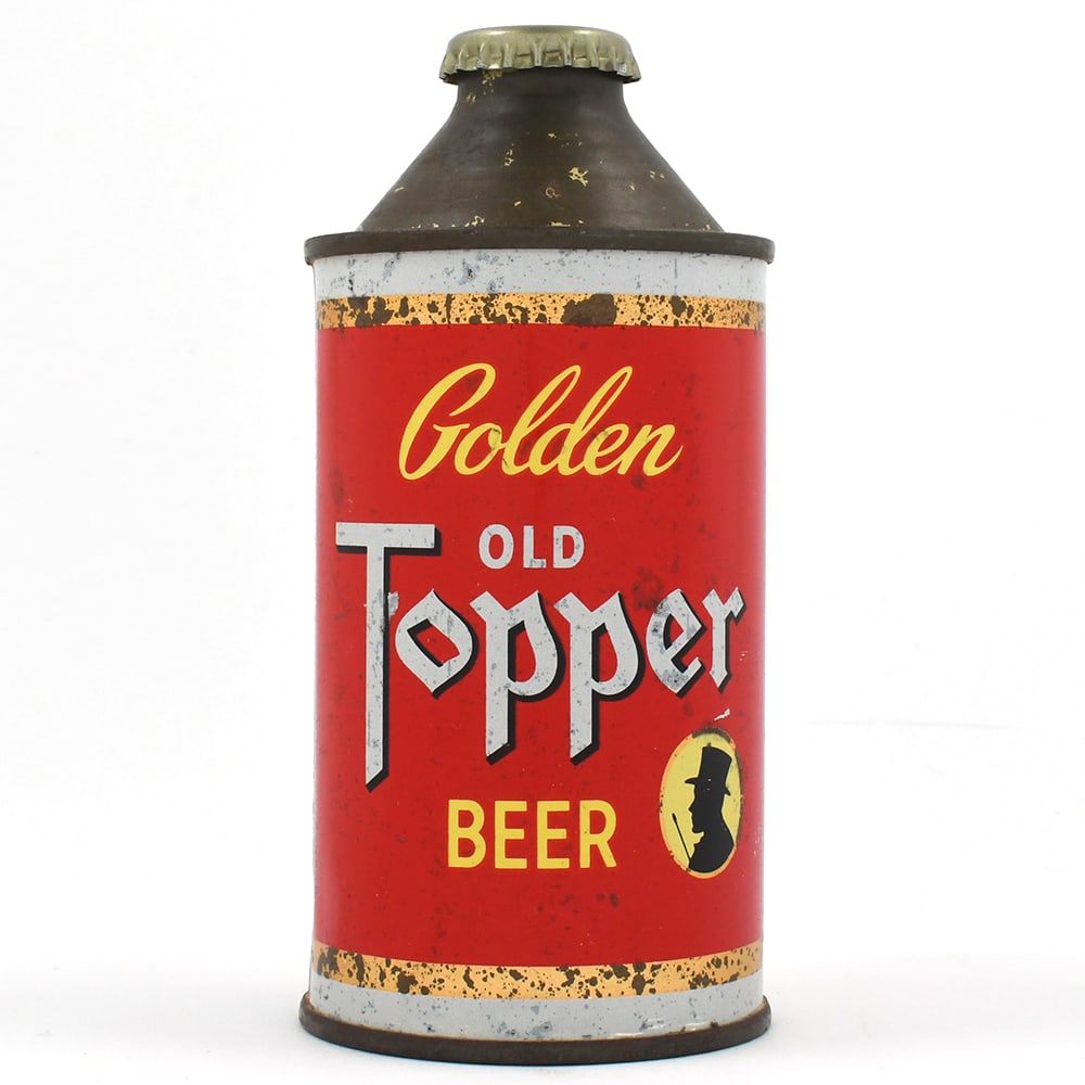 Old Topper Golden Ale Cone Top 178-10 SCARCE (1 of 6)